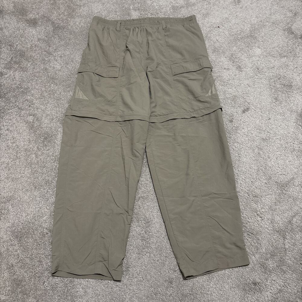 Columbia PFG Omni-Shade Cargo Convertible Zip Off Convertible Shorts Mens Sz L